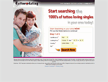 Tablet Screenshot of love.tattoodating.com